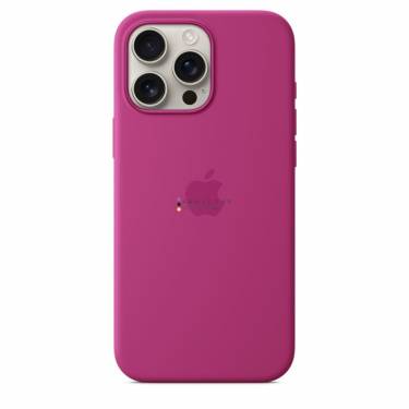 Apple iPhone 16 Pro Max Silicone Case with MagSafe Fuchsia (Seasonal)